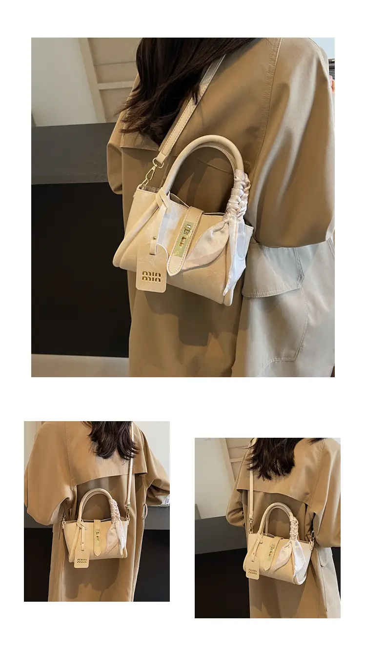 Women's Brown Satchel Shoulder Bag 2024 Autumn Winter — feature 15