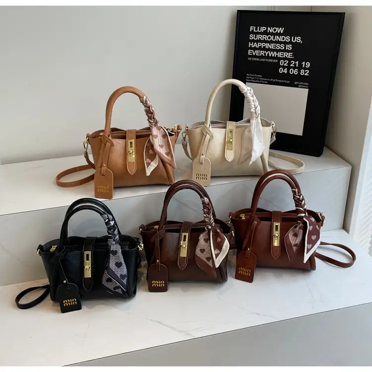 Women's Brown Satchel Shoulder Bag 2024 Autumn Winter — feature 16