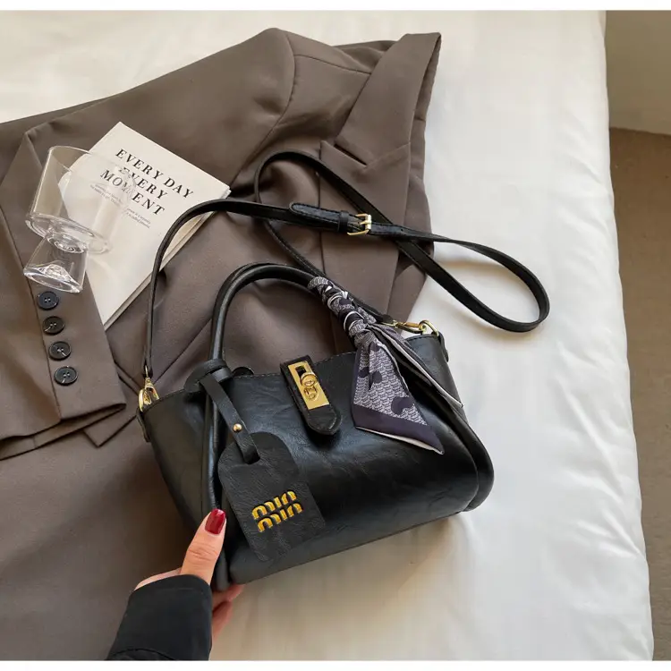 Women's Brown Satchel Shoulder Bag 2024 Autumn Winter — feature 23