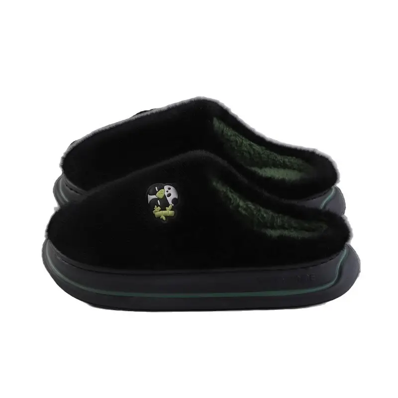 Home Household Cotton Slippers for Men Winter 2026 New Indoor Non-Slip Thick-Soled Warm Cotton Slippers for Women Winter