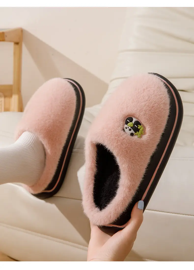 Home Household Cotton Slippers for Men Winter 2026 New Indoor Non-Slip Thick-Soled Warm Cotton Slippers for Women Winter — feature 18