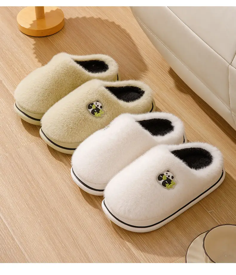 Home Household Cotton Slippers for Men Winter 2026 New Indoor Non-Slip Thick-Soled Warm Cotton Slippers for Women Winter — feature 21