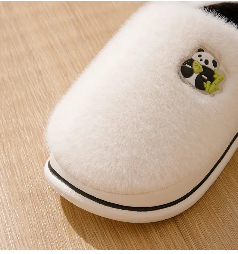 Home Household Cotton Slippers for Men Winter 2026 New Indoor Non-Slip Thick-Soled Warm Cotton Slippers for Women Winter — feature 6