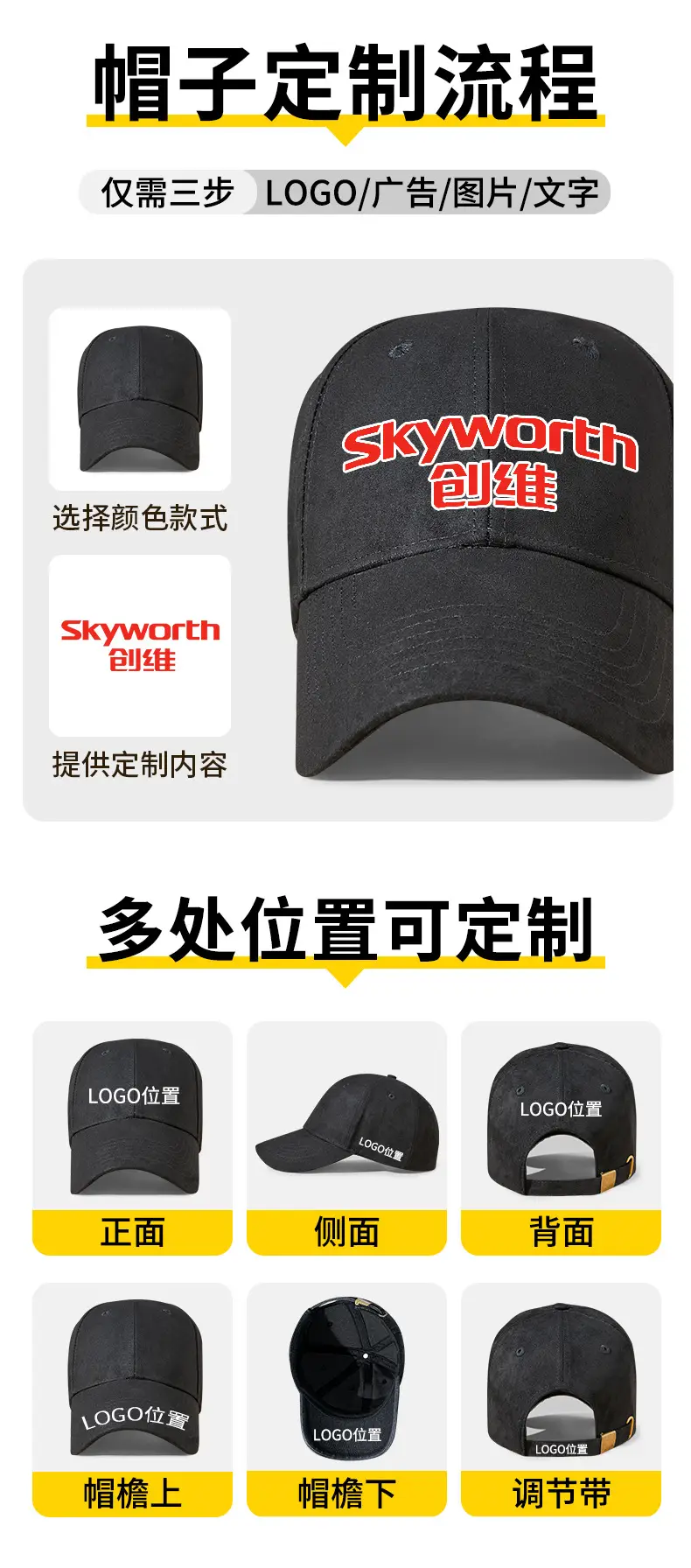 Men Baseball Cap Tan Leather Mock Up Adjustable — feature 5
