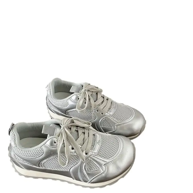 Internet Celebrity Explosions All-match Lightweight Thick Bottom sneaker Women's 2025 New Spring Increased Casual Mesh Torre Shoes - Image 7