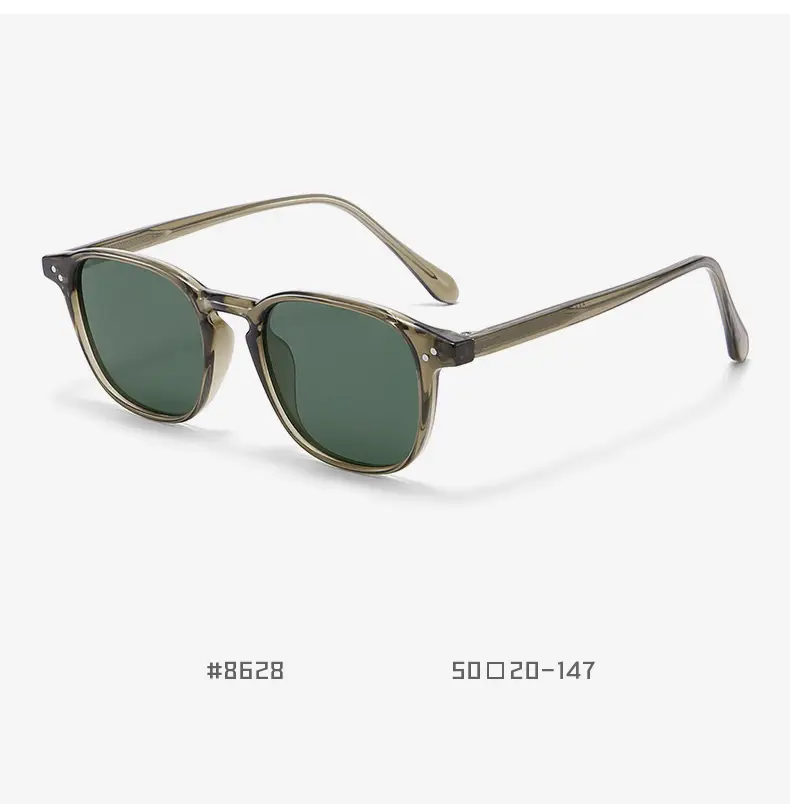 Men Polarized Sunscreen Sunglasses Green Metal Frame β feature 24
