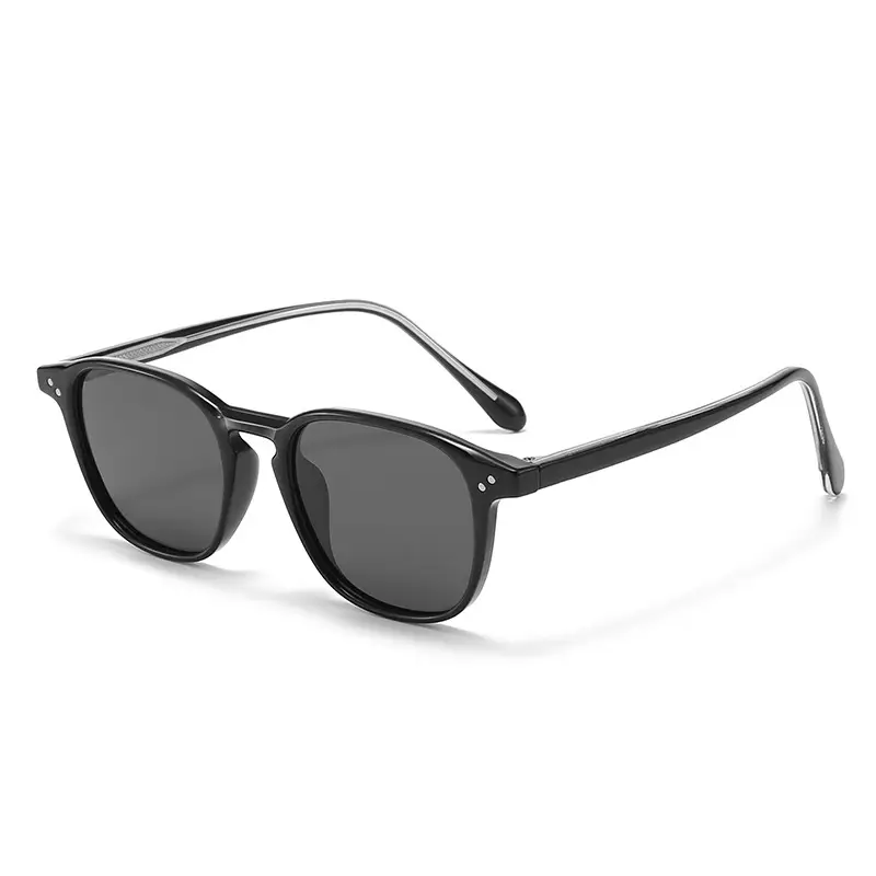 Men Polarized Sunscreen Sunglasses Green Metal Frame