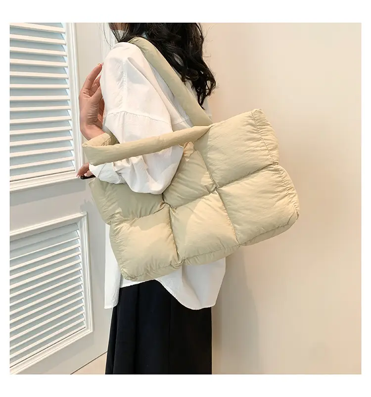 Women's Lavender Puffer Shoulder Bag 2026 — feature 22