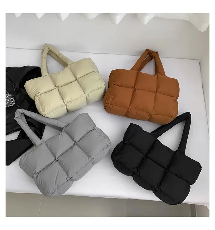 Women's Lavender Puffer Shoulder Bag 2026 — feature 37