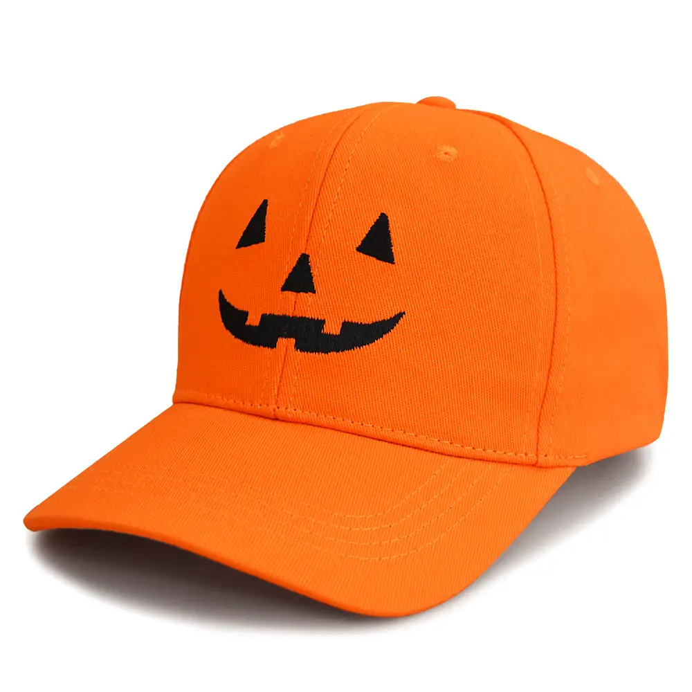 Orange Baseball Cap for Men Women Halloween - Image 6