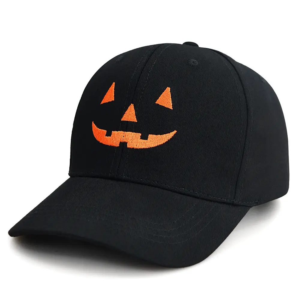 Orange Baseball Cap for Men Women Halloween - Image 3