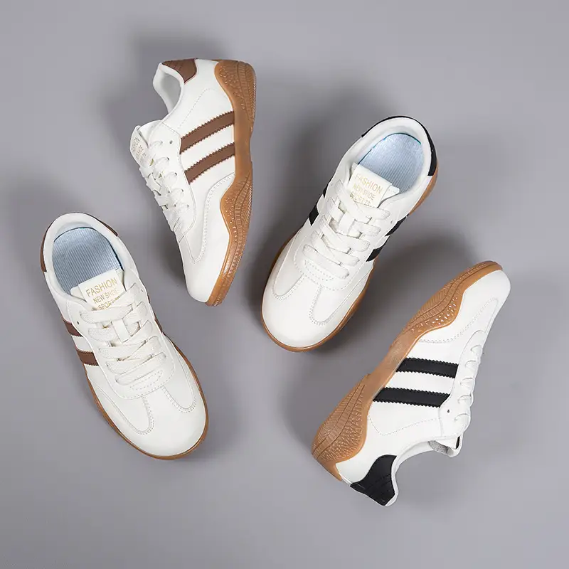 2026 Spring New Lightweight Versatile German Training Shoes Fashionable Soft-Soled Women's White Casual Non-Slip Sports Shoes - Image 6