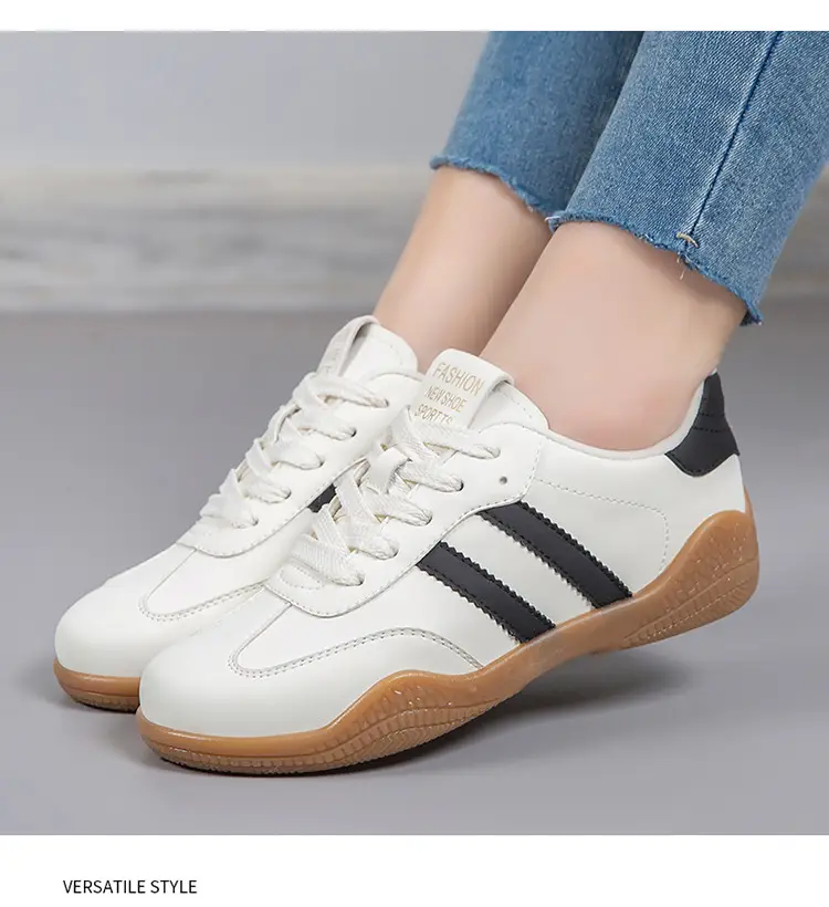 2026 Spring New Lightweight Versatile German Training Shoes Fashionable Soft-Soled Women's White Casual Non-Slip Sports Shoes — feature 15