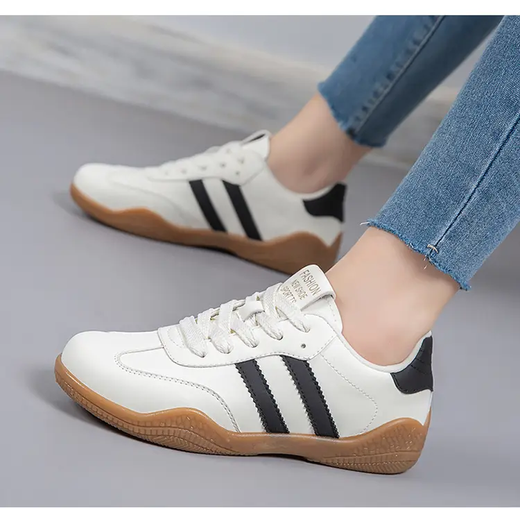 2026 Spring New Lightweight Versatile German Training Shoes Fashionable Soft-Soled Women's White Casual Non-Slip Sports Shoes — feature 17