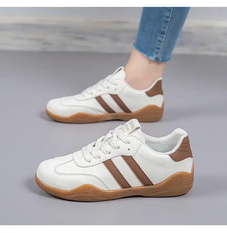2026 Spring New Lightweight Versatile German Training Shoes Fashionable Soft-Soled Women's White Casual Non-Slip Sports Shoes — feature 18