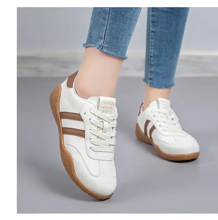2026 Spring New Lightweight Versatile German Training Shoes Fashionable Soft-Soled Women's White Casual Non-Slip Sports Shoes — feature 19