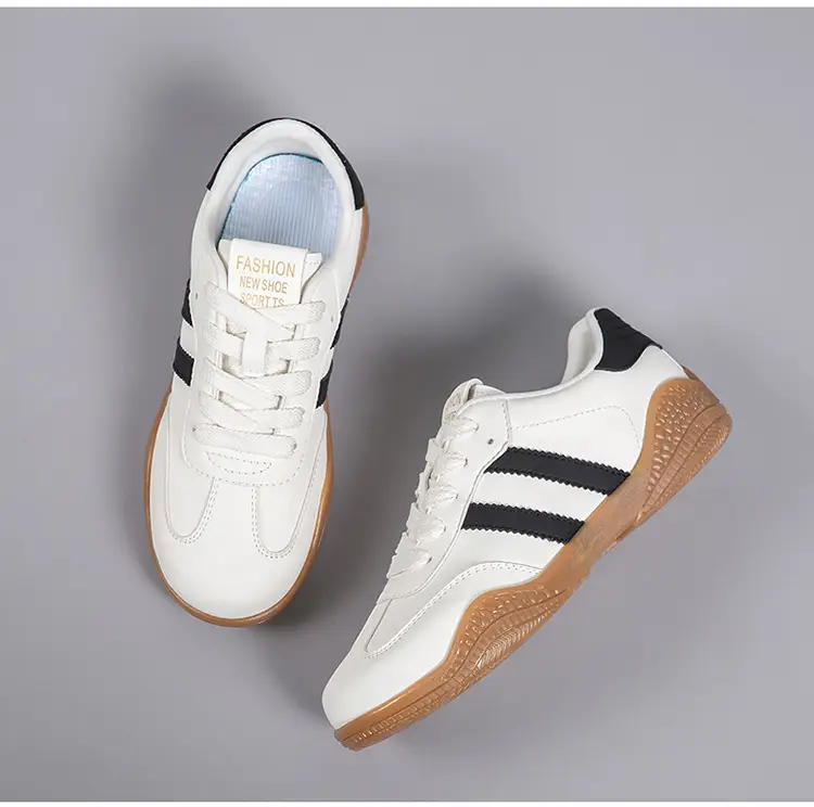 2026 Spring New Lightweight Versatile German Training Shoes Fashionable Soft-Soled Women's White Casual Non-Slip Sports Shoes — feature 24