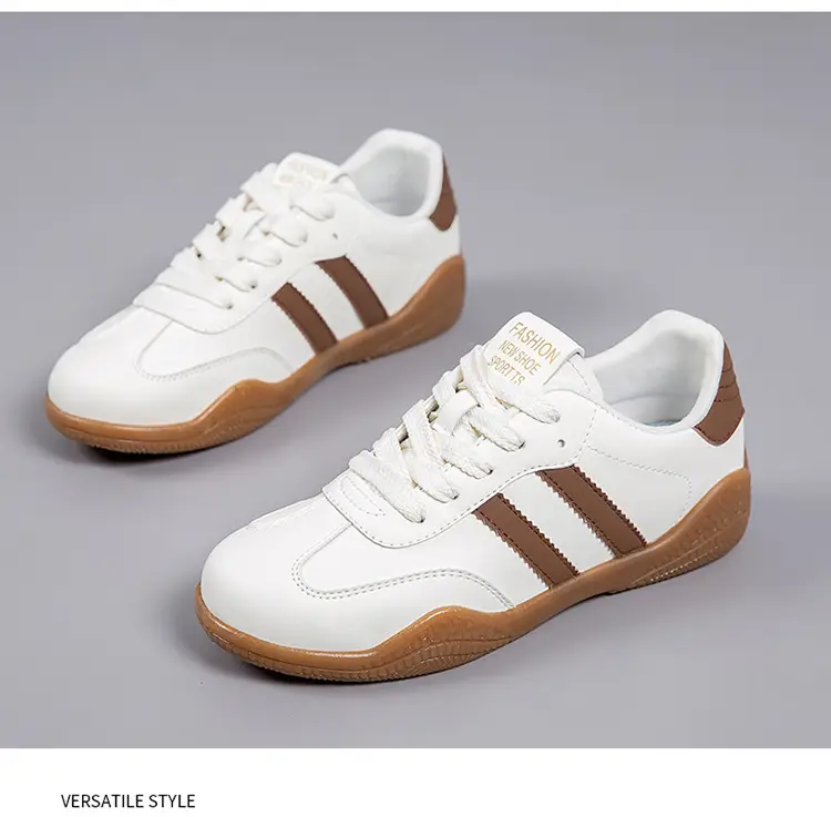 2026 Spring New Lightweight Versatile German Training Shoes Fashionable Soft-Soled Women's White Casual Non-Slip Sports Shoes — feature 25