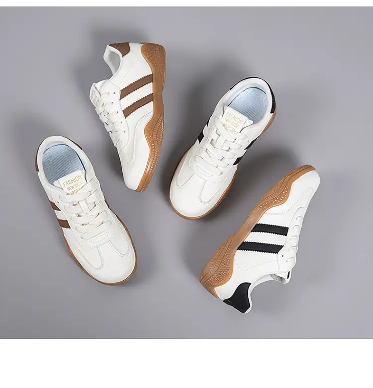 2026 Spring New Lightweight Versatile German Training Shoes Fashionable Soft-Soled Women's White Casual Non-Slip Sports Shoes — feature 28