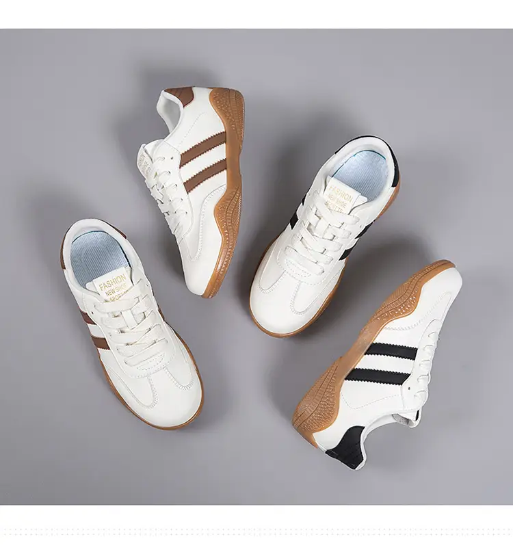 2026 Spring New Lightweight Versatile German Training Shoes Fashionable Soft-Soled Women's White Casual Non-Slip Sports Shoes — feature 6