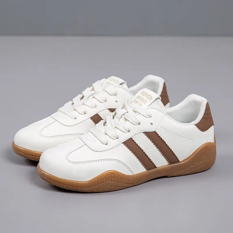 2026 Spring New Lightweight Versatile German Training Shoes Fashionable Soft-Soled Women's White Casual Non-Slip Sports Shoes - Image 2