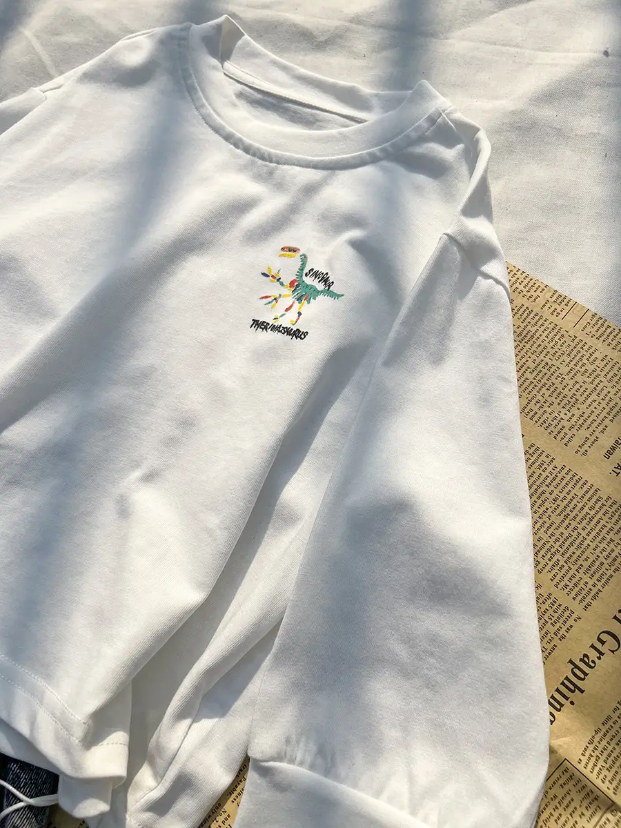 Cotton T-Shirt for Boys Korean Style Sports Casual Top 2025 New — feature 26