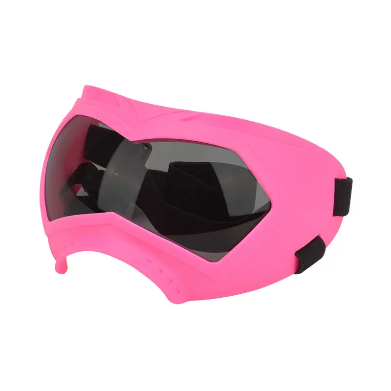 Pink Windproof Dog Sunglasses with UV Protection