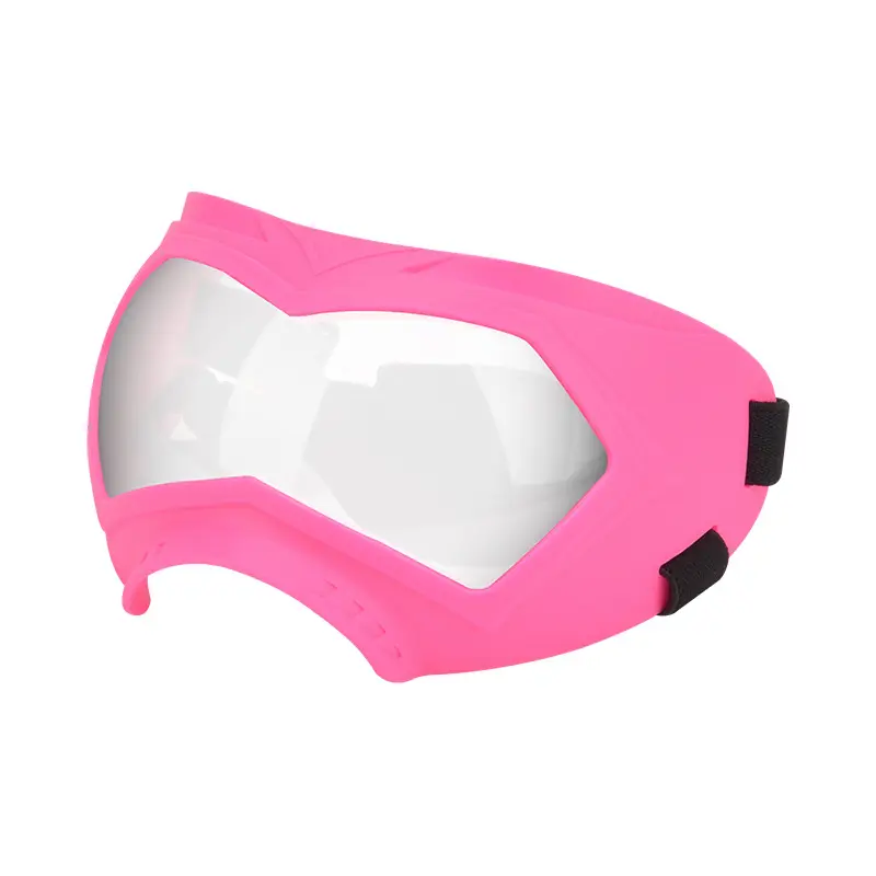 Pink Windproof Dog Sunglasses with UV Protection