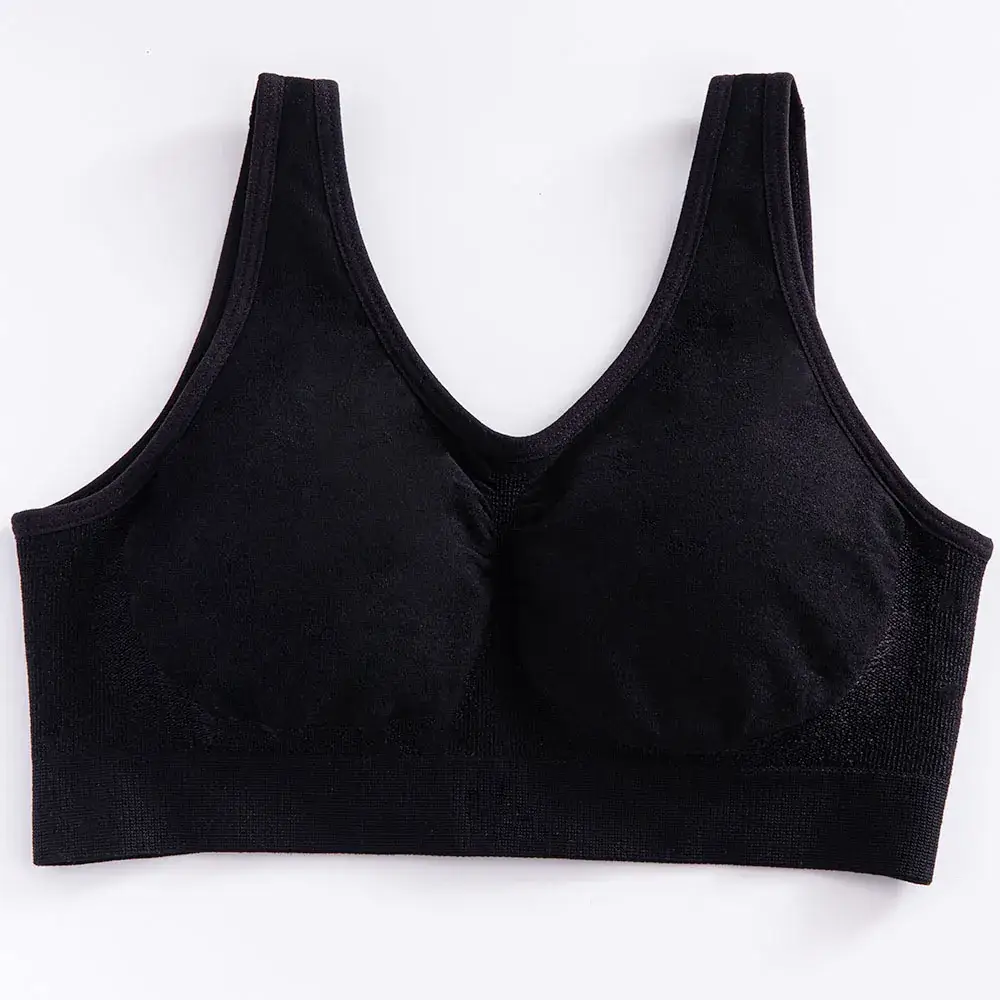 White Silk Bra for Big Chest Without Steel Ring - Image 5