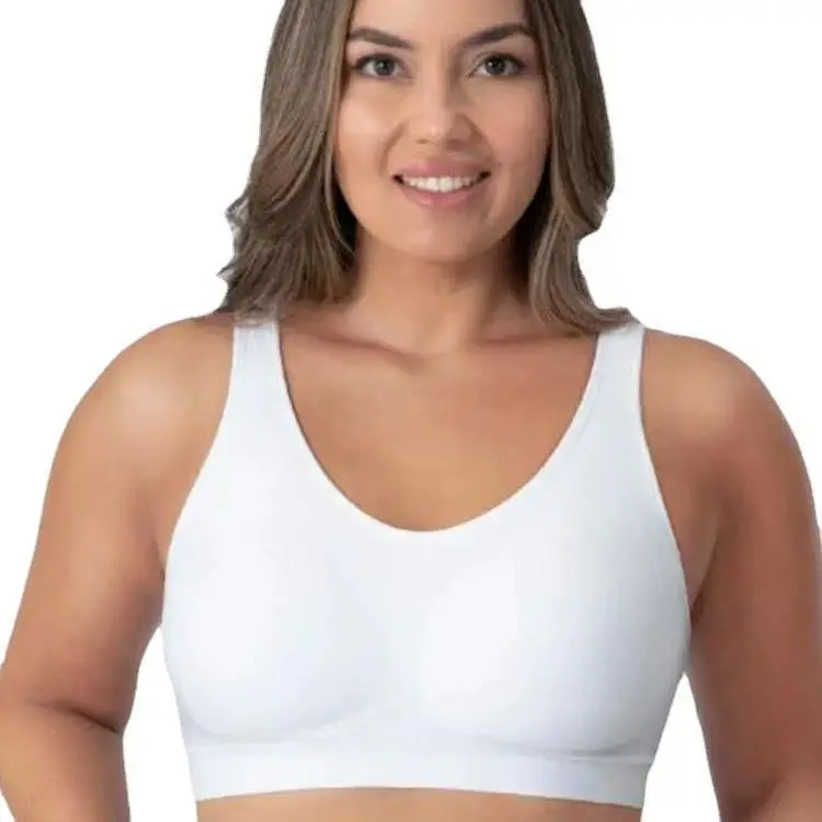 Black Silk V-Neck Bra for Women, No Steel Ring, Big Chest, No Trace — feature 11