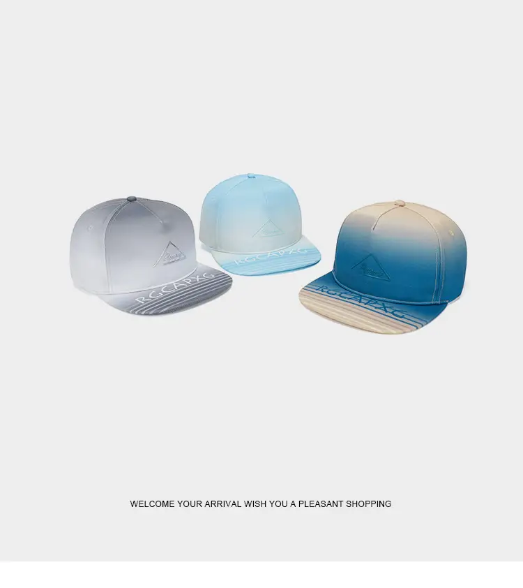 Light Blue Baseball Cap Women's Triangle Letter Embroidered — feature 14