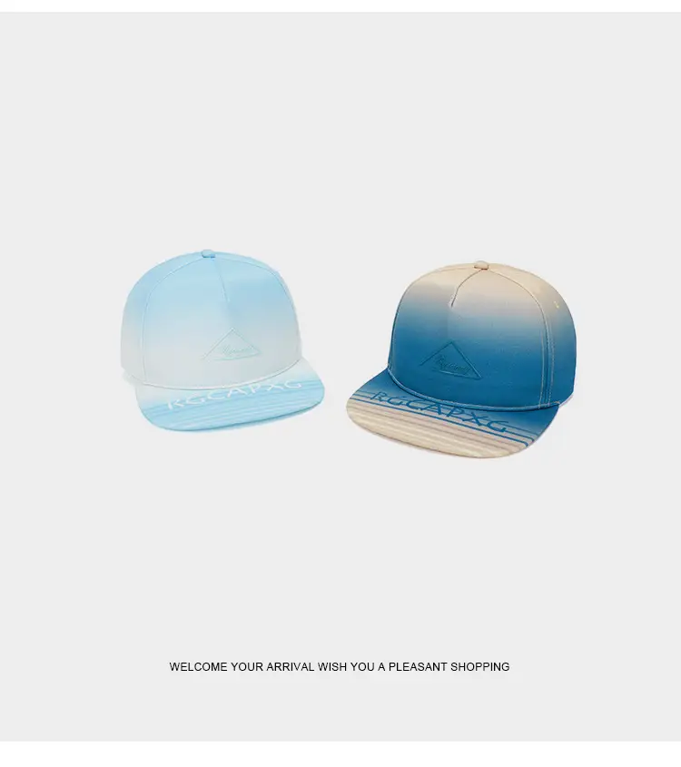 Light Blue Baseball Cap Women's Triangle Letter Embroidered — feature 16