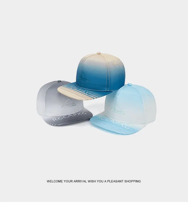 Light Blue Baseball Cap Women's Triangle Letter Embroidered — feature 19