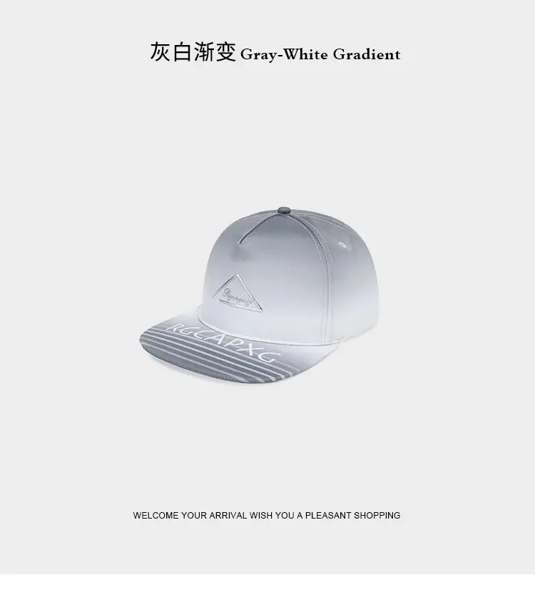 Light Blue Baseball Cap Women's Triangle Letter Embroidered — feature 9