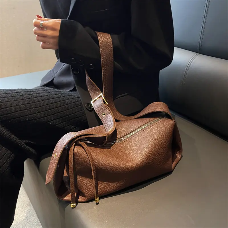 Women's Crossbody Bag Large Capacity Beige 2024 - Image 7
