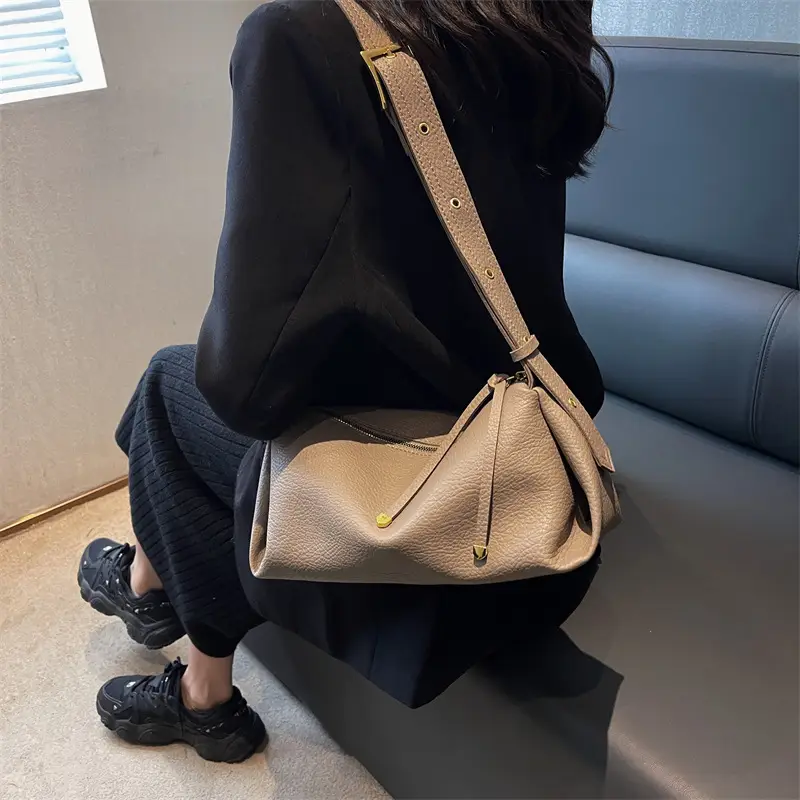 Women's Crossbody Bag Large Capacity Beige 2024 - Image 8