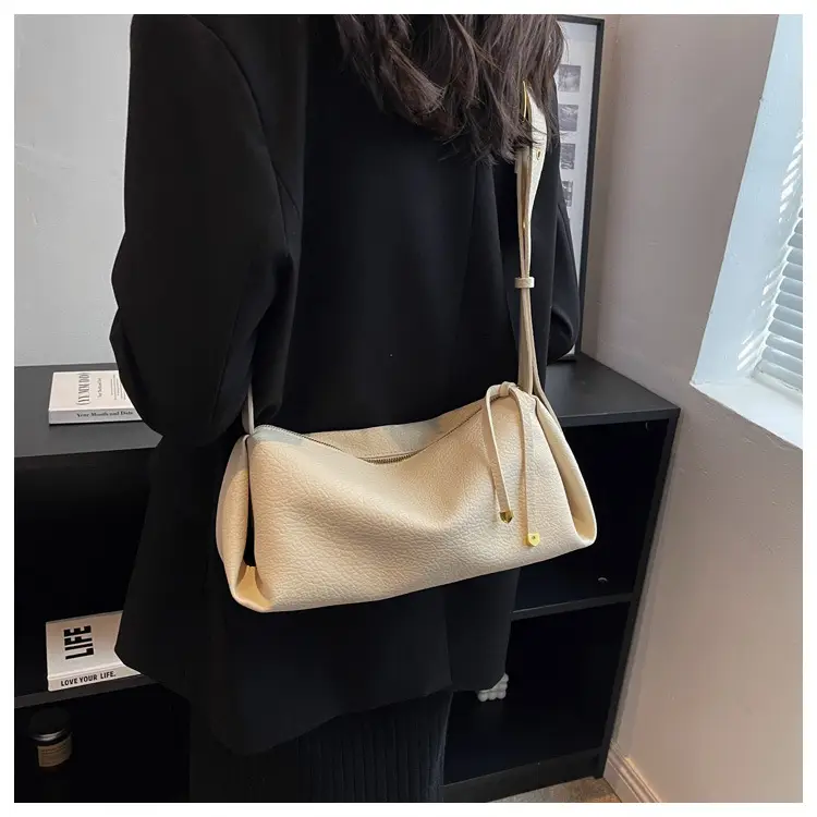Women's Crossbody Bag Large Capacity Beige 2024 — feature 10