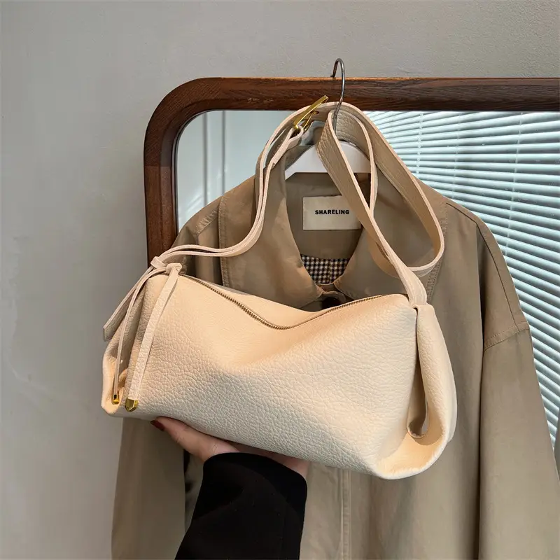 Women's Crossbody Bag Large Capacity Beige 2024 - Image 3