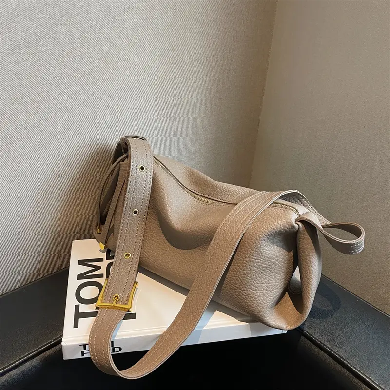 Women's Crossbody Bag Large Capacity Beige 2024 - Image 4