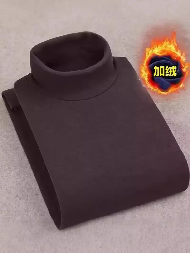 Men's Black Fleece T-Shirt Plus Size