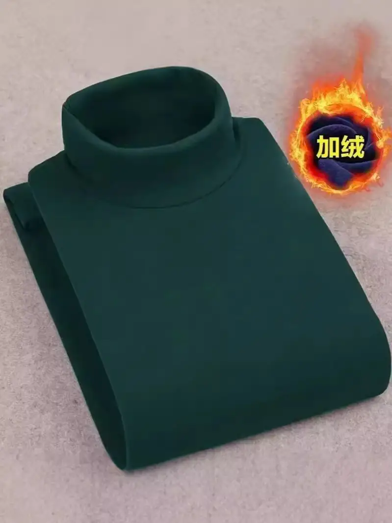 Men's Black Fleece T-Shirt Plus Size