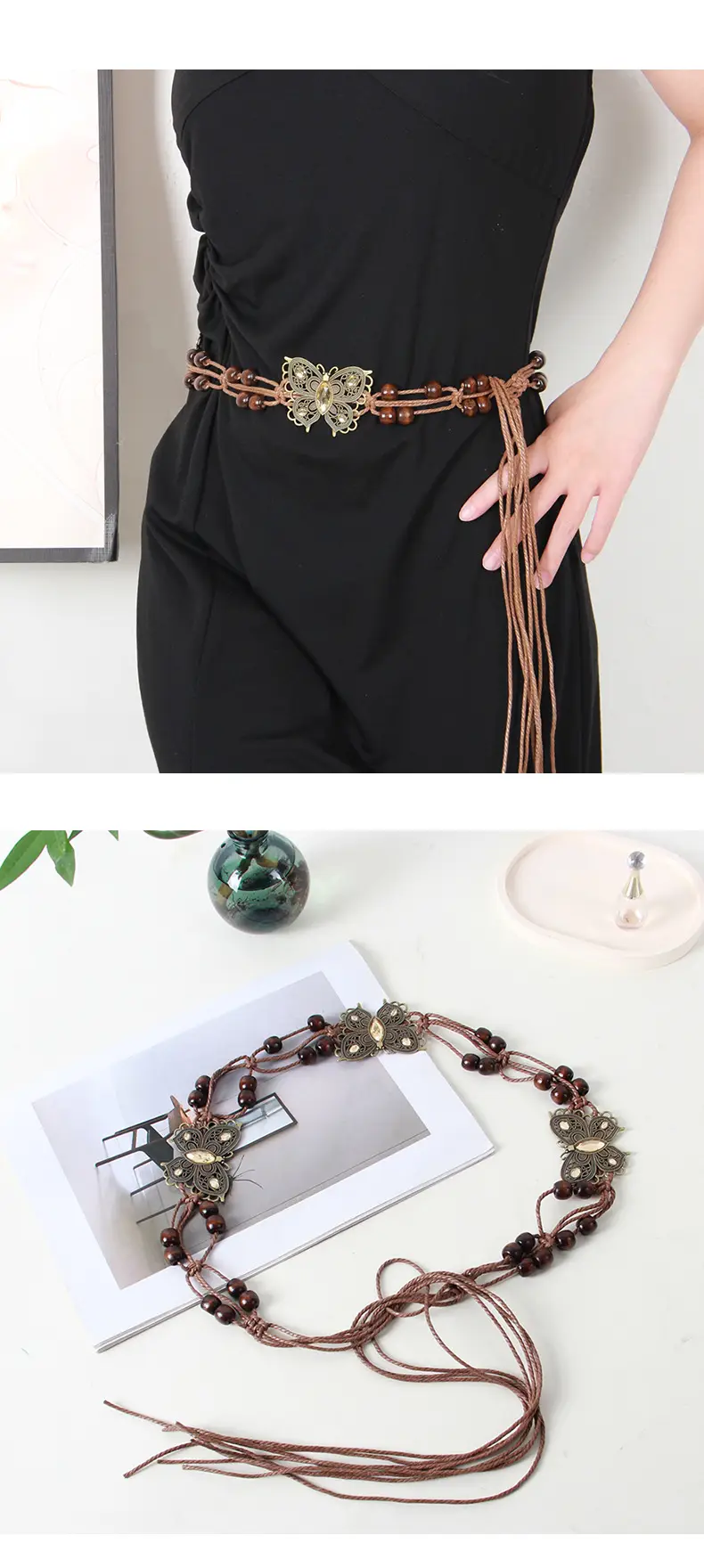 Vintage Bohemian Waist Rope Belt for Women — feature 4