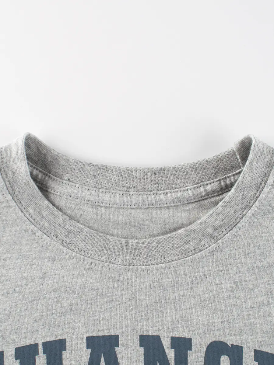 Black Long Sleeve T-Shirt for Boys with Chance Luck Graphic - Image 4