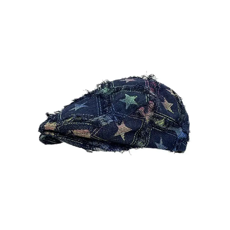 Women's Star Embroidered Duck Tongue Hat - Image 7