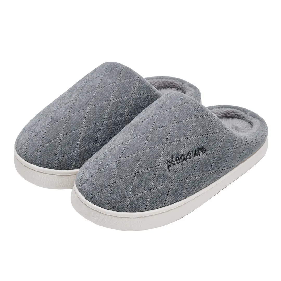 Non-Slip Cotton Slippers for Women, Autumn and Winter 2026 New Style Indoor Home Silent Warm Furry Slippers for the Elderly, Men's Slippers - Image 15