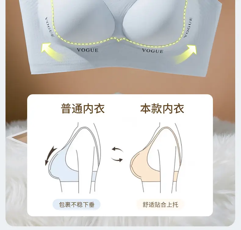 Large Bust Minimizing Bra for Women, Plus Size, for Curvy Women, Gathers and Supports Side Breasts, Prevents Sagging, Seamless for Pregnant Women — feature 10