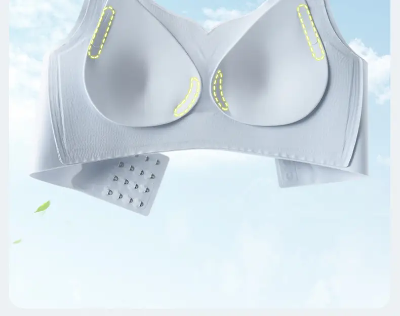 Large Bust Minimizing Bra for Women, Plus Size, for Curvy Women, Gathers and Supports Side Breasts, Prevents Sagging, Seamless for Pregnant Women — feature 14