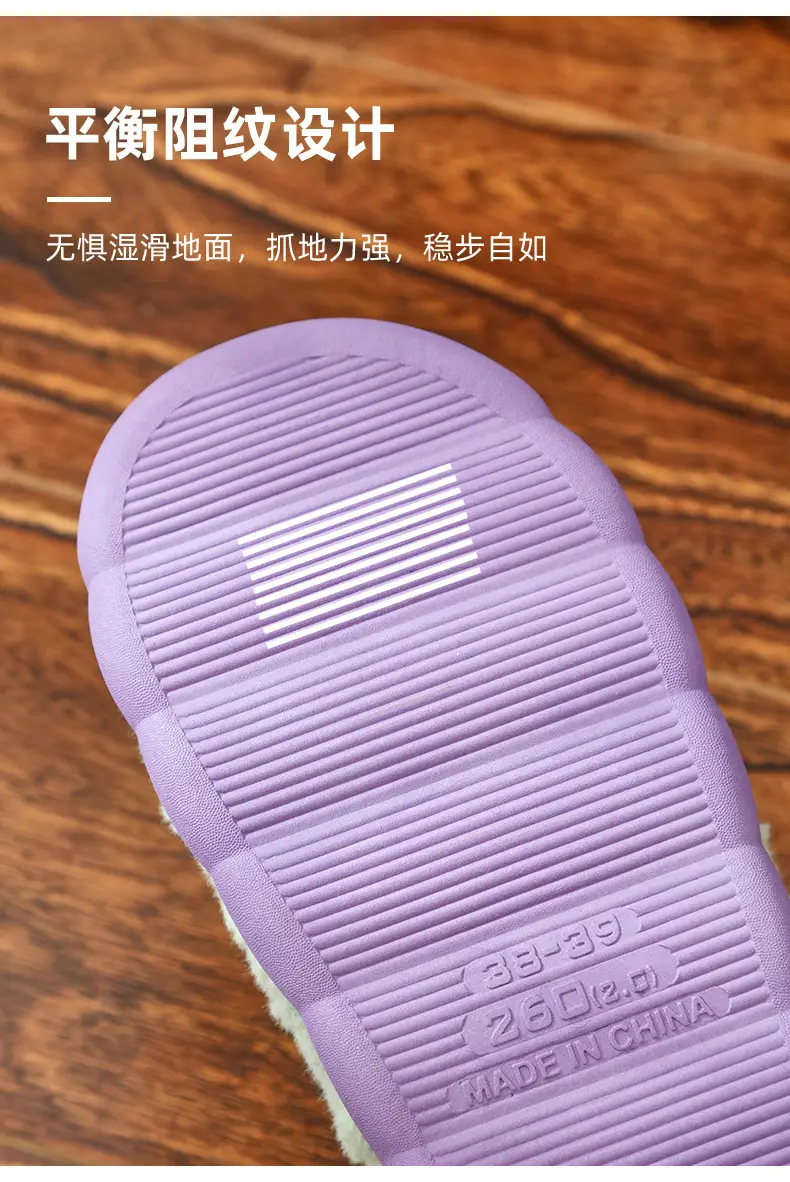 in stock cotton slippers women's household autumn and winter indoor warm home shoes lovers slippers men's winter home shoes wholesale — feature 10