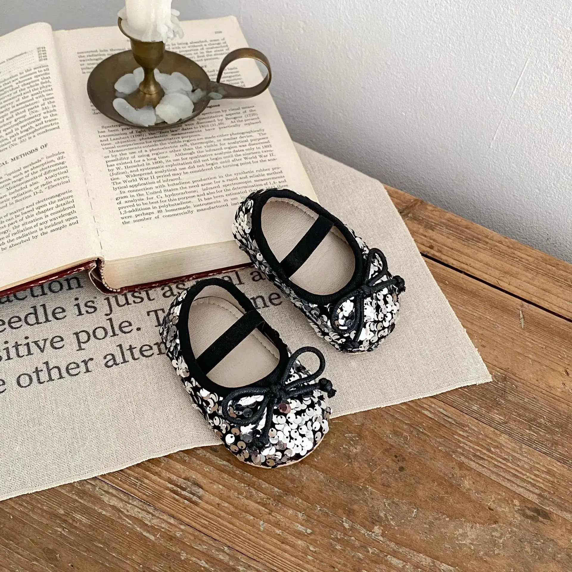 2025 Girls Sequin Baby Shoes Silver 0-2Yrs — feature 8