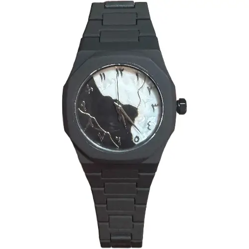 Men's Waterproof Black Quartz Watch Series - Image 4